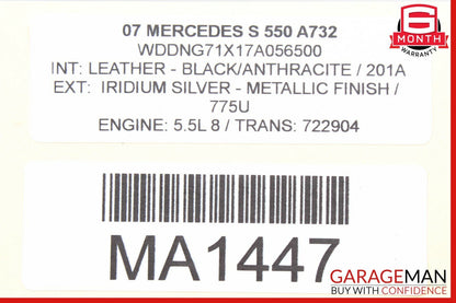 07-13 Mercedes W221 S63 AMG Front Right Passenger Side Tweeter Speaker Black