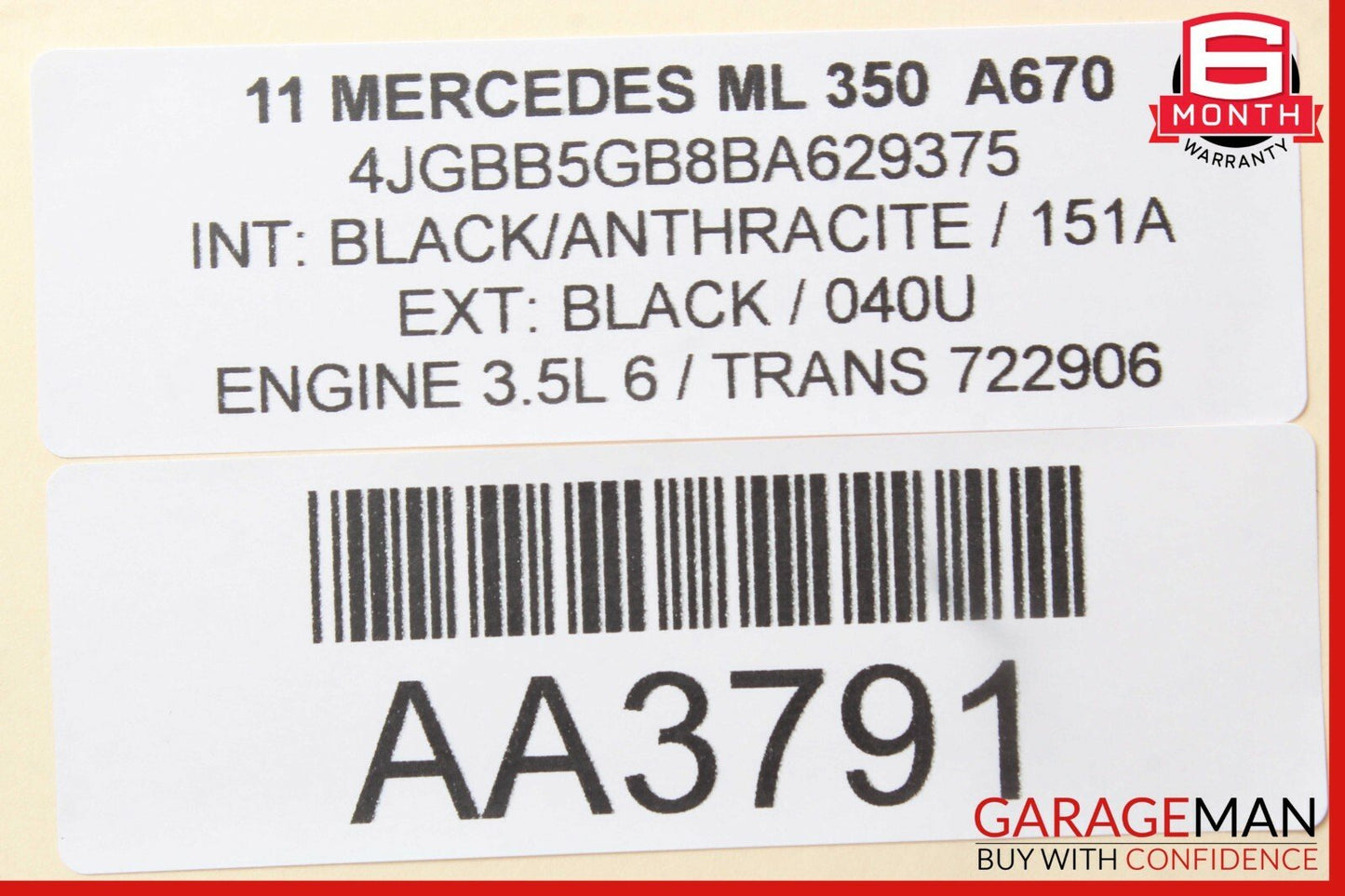 06-13 Mercedes W251 R350 Valeo Rear Glass Window Windshield Wiper Motor Unit