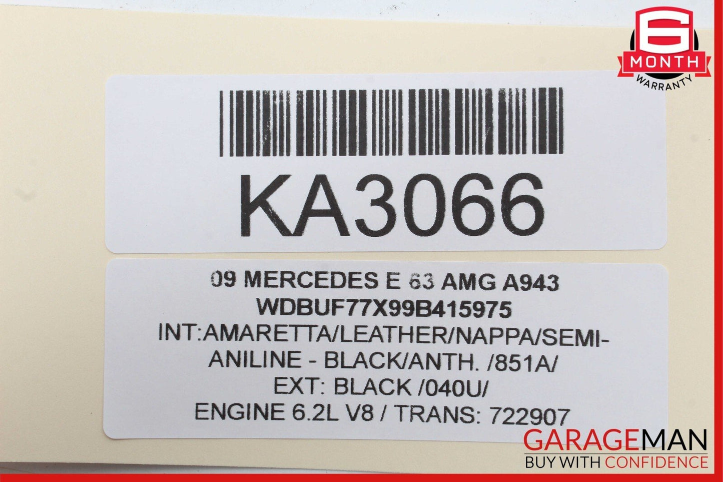 03-09 Mercedes W211 E350 E500 E63 Rear Left Door Lock Actuator Driver Keyless Go