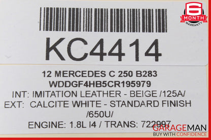 08-20 Mercedes W204 C250 SLK350 Front Left Side Door Lock Latch Actuator OEM