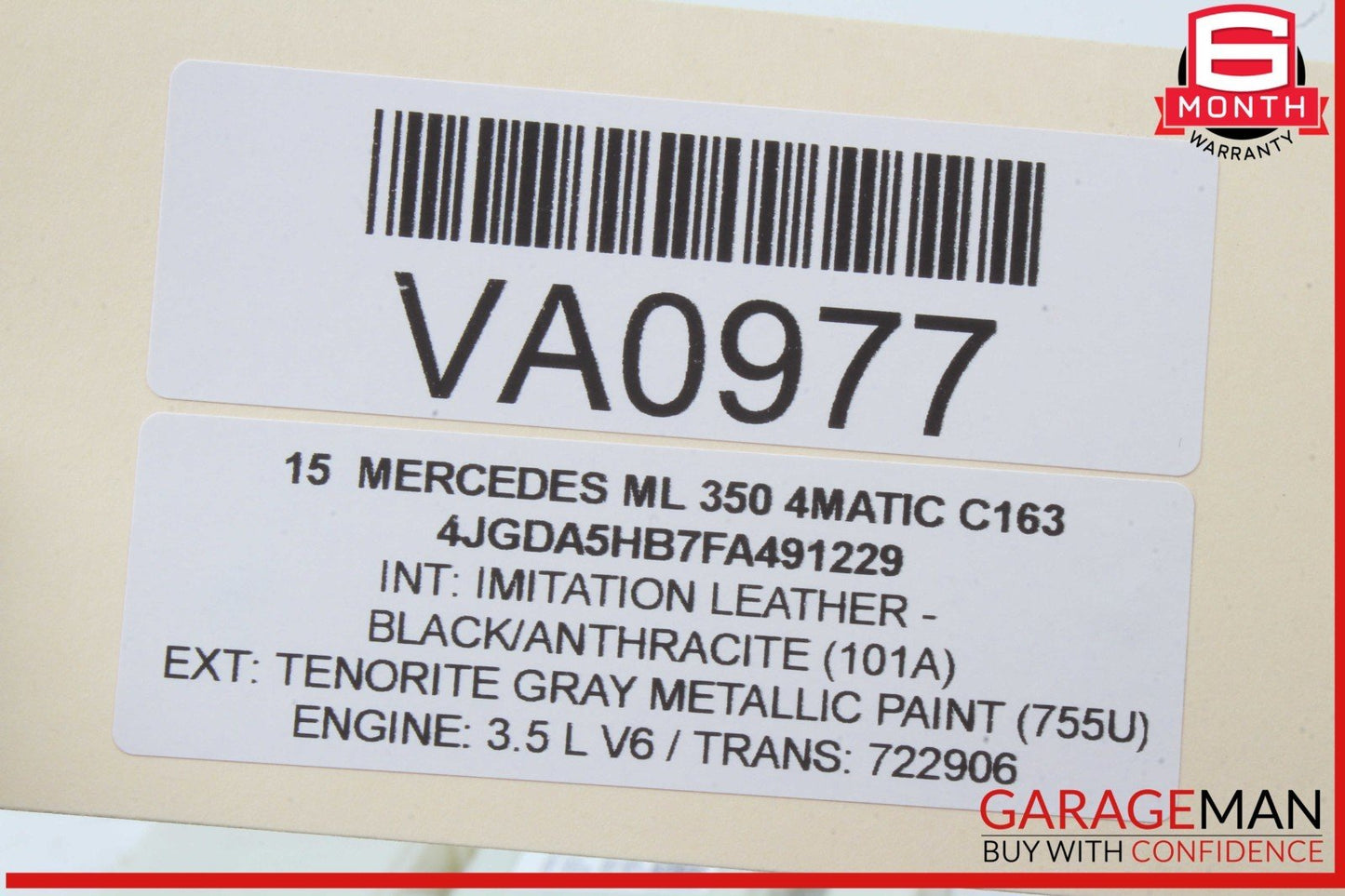 12-15 Mercedes W166 ML350 4MATIC SAM Signal Activation Computer Control Module