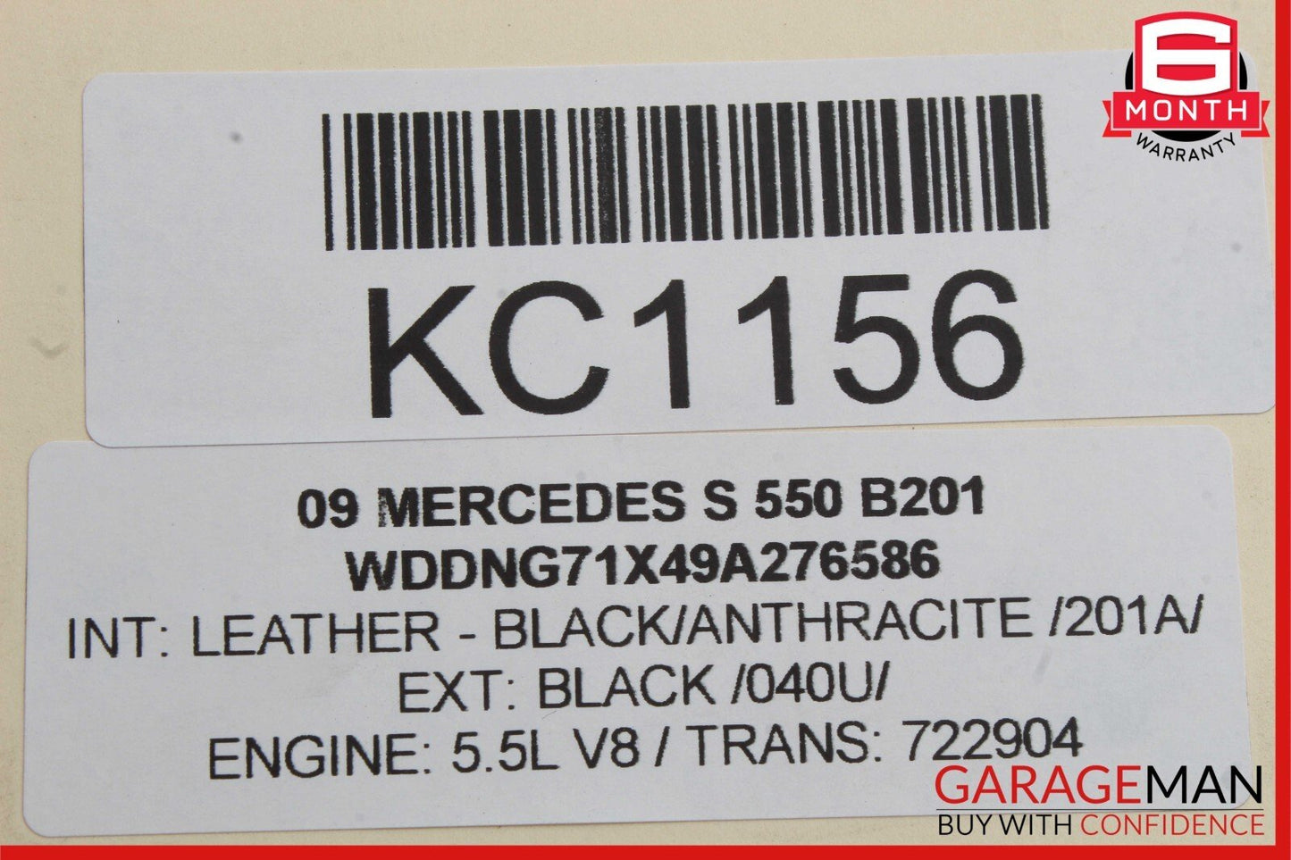07-09 Mercedes W221 S550 Front Left Side Headlight Lamp Bi Xenon Night Vision