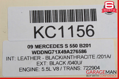 07-09 Mercedes W221 S550 Front Left Side Headlight Lamp Bi Xenon Night Vision