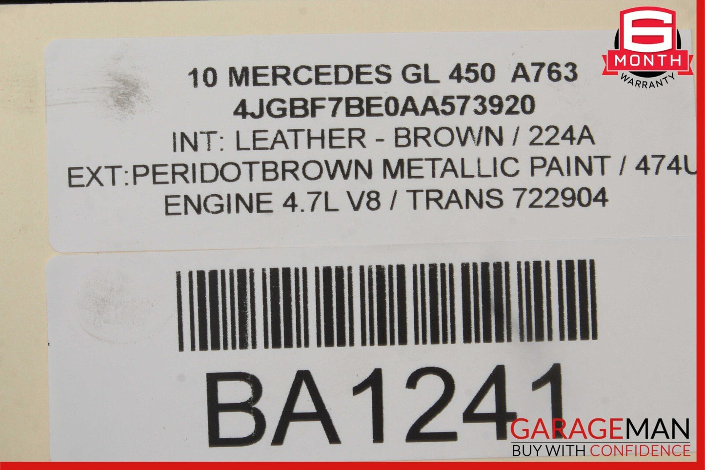 98-06 Mercedes S430 CLK320 C320 E500 Ignition Coil Pack 0001587803 OEM