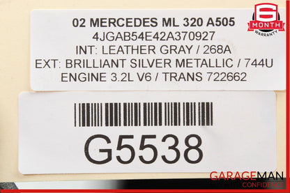 98-05 Mercedes W163 ML350 ML320 Rear Right Passenger Side Lower Control Arm OEM