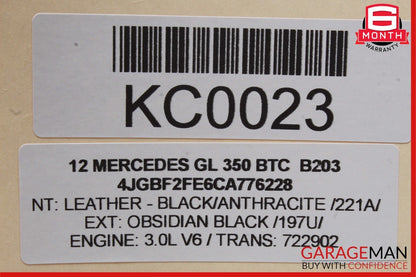 06-13 Mercedes X164 GL350 R350 Window Regulator Motor Front Left Driver Side OEM