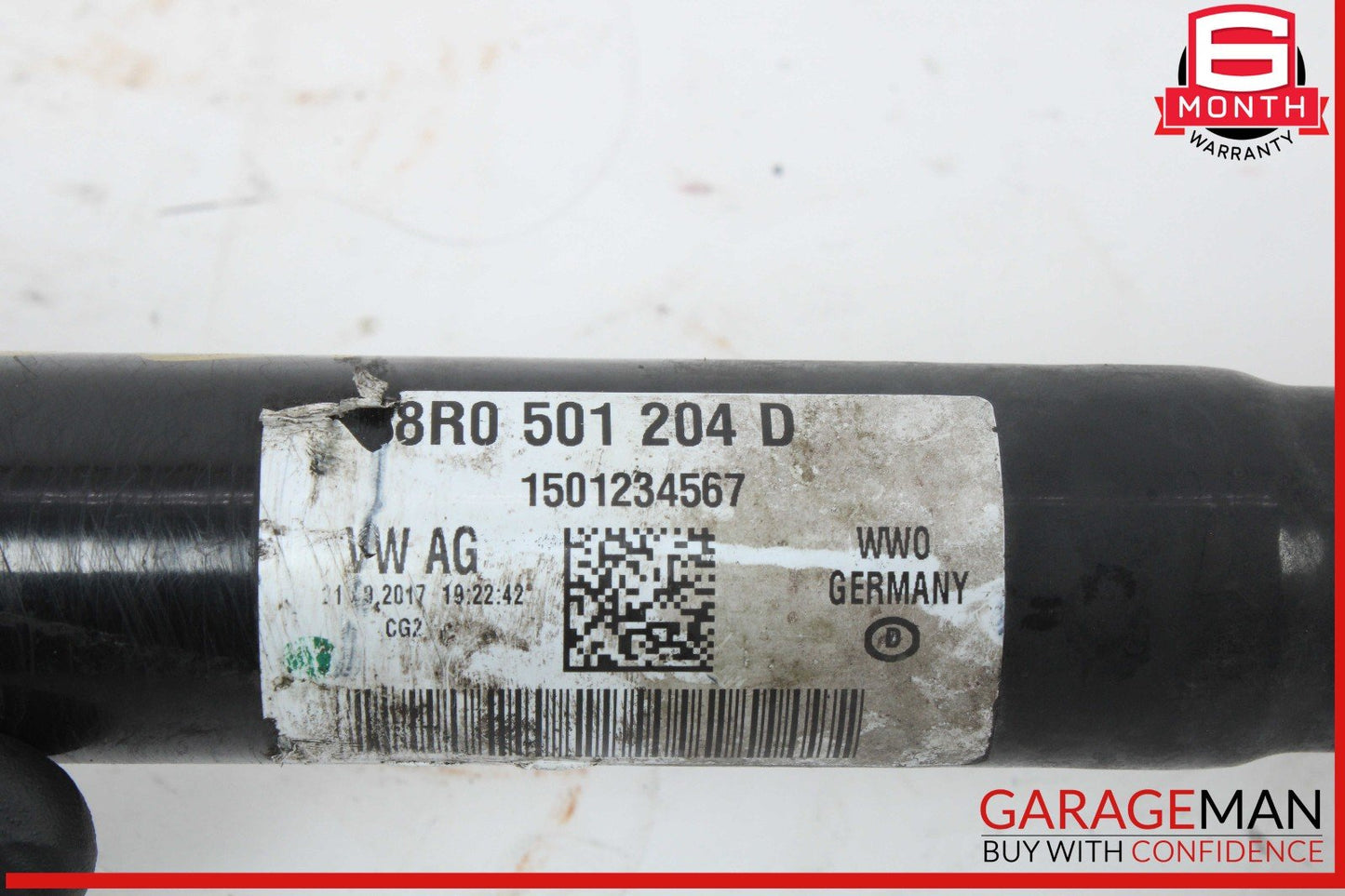 11-17 Audi S6 S7 A8 Rear Right CV Axle Shaft 8R0501204 OEM