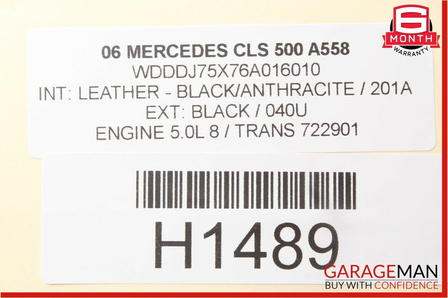 06-11 Mercedes W219 CLS500 Rear Right Door Computer Controller Module Unit