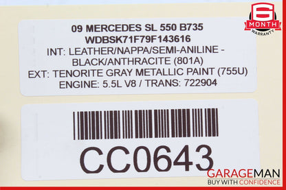 03-12 Mercedes SL500 SL550 E350 CLS550 Rear Right Side Upper Control Arm