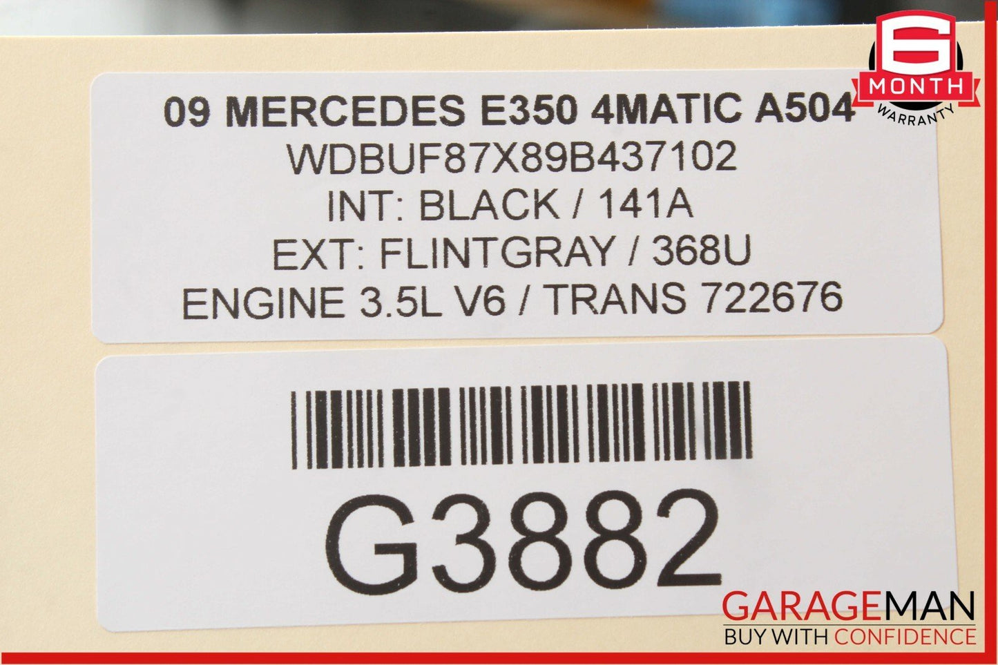 03-11 Mercedes E350 CLS550 SL500 Rear Left Side Upper Lateral Control Arm OEM