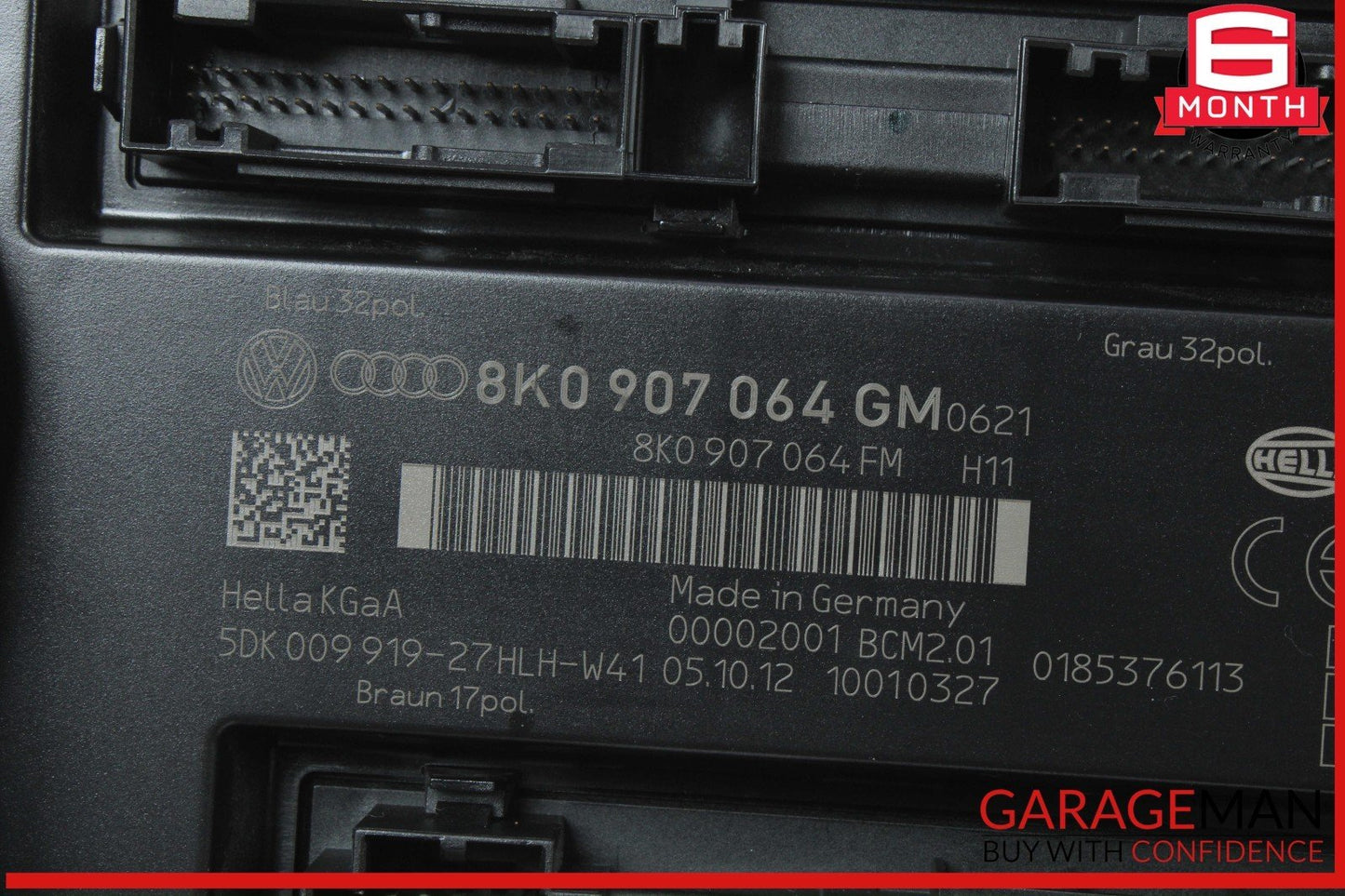 09-17 Audi A4 A5 S5 Quattro Body Comfort Control Module Unit 8K0907064 OEM