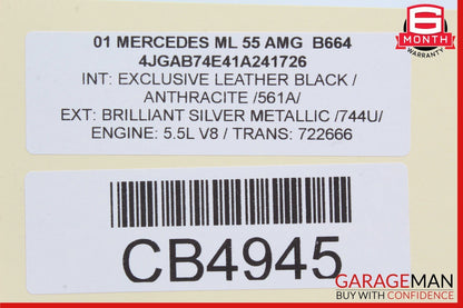 98-05 Mercedes W163 ML55 ML350 Front Right Side Door Window Regulator Motor OEM