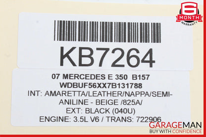 03-09 Mercedes W211 E350 E320 E63 Rear Left Driver Side Door Lock Latch Actuator