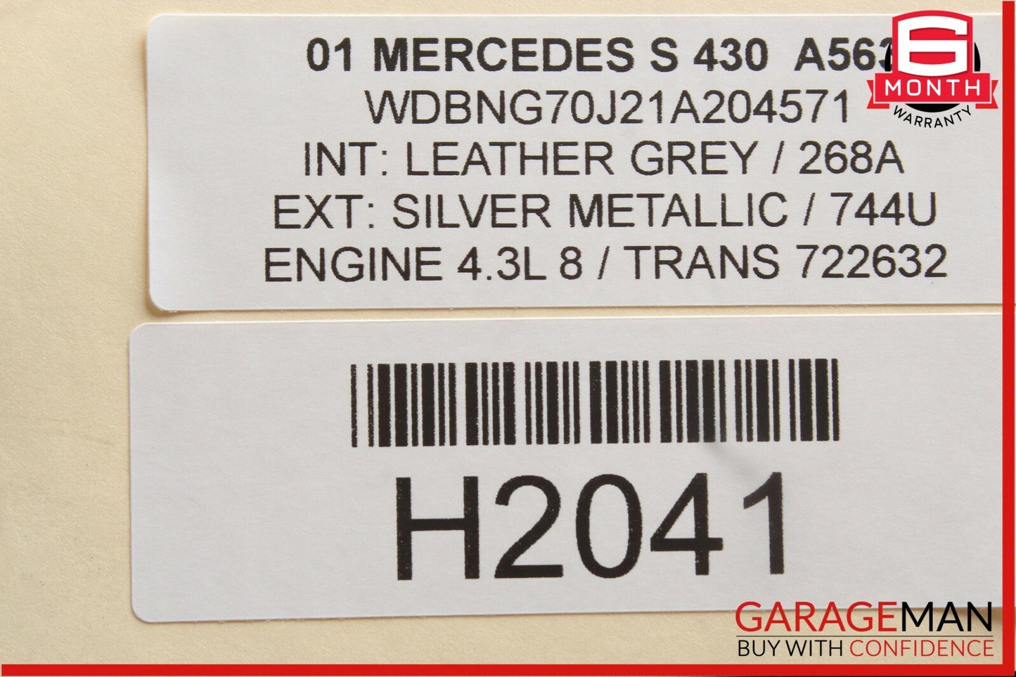 00-06 Mercedes W220 S430 Floor Gear Shifter Bezel Trim Indicator Bezel Wood