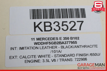 08-16 Mercedes E350 GLK350 C250 C300 Rear Right Door Window Regulator Motor OEM