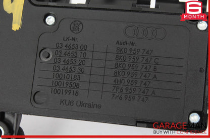 12-18 Audi A4 A6 A7 Front Left Driver Side Power Seat Adjustment Switch OEM