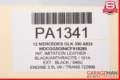 10-12 Mercedes X204 GLK350 RWD Rear Prop Propeller Drive Axle Shaft Driveshaft