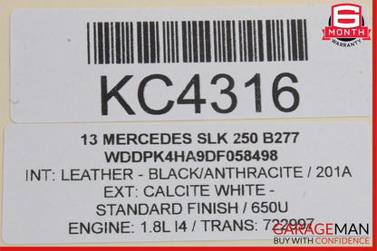12-15 Mercedes R172 SLK250 Sirius Satellite Radio Receiver Control Module OEM