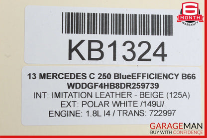 08-14 Mercedes W204 C250 C300 C350 Rear Left Door Lock Latch Actuator OEM