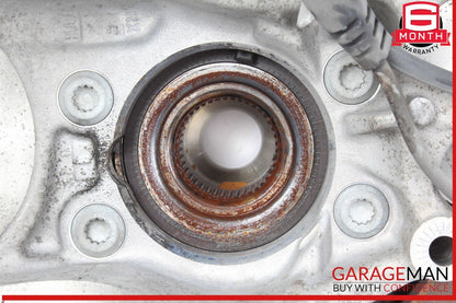 15-24 Porsche Macan 95B Rear Left Side Spindle Knuckle Wheel Hub w/ Rotor Disc
