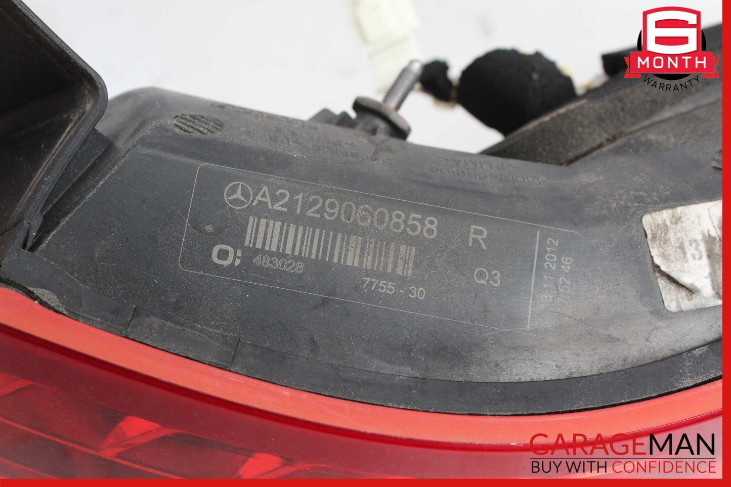 10-13 Mercedes W212 E400 E300 E550 Sedan Rear Right Side LED Tail Light Lamp OEM
