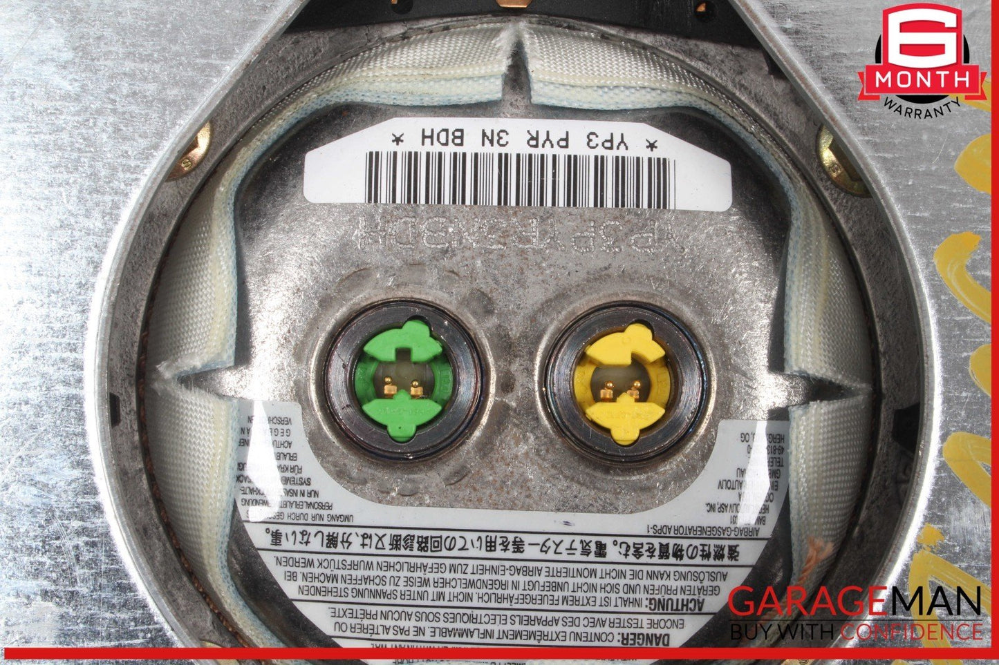03-12 Mercedes R230 SL500 SL550 Steering Wheel Airbag Air Bag SRS Gray OEM