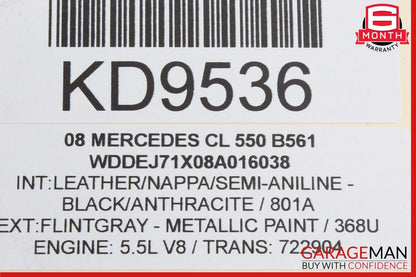 07-14 Mercedes W216 CL550 S600 CL65 AMG ABC Hydraulic Suspension Line