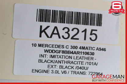 08-16 Mercedes C250 C300 E350 Front Right Side Door Window Regulator Motor Unit