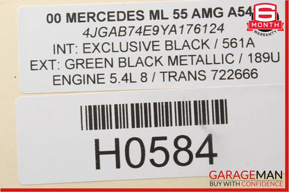 98-05 Mercedes W163 ML350 ML55 AMG Rear Right Passenger Side Lower Control Arm
