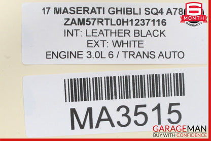 14-17 Maserati Ghibli Rear Right Side / Left Side Upper Control Arm OEM