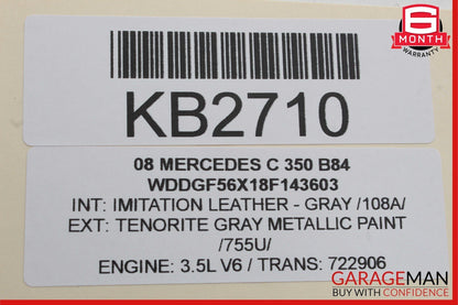 08-11 Mercedes W204 C300 C350 Front Left Side Door Rear View Mirror OEM
