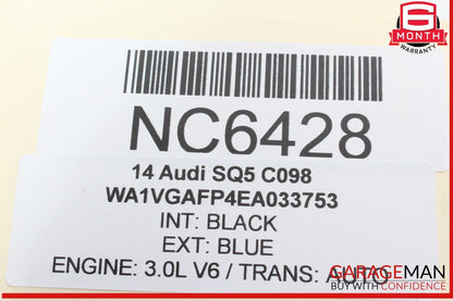 14-16 Audi SQ5 Body Comfort Control Module Unit 8K0907064HP OEM