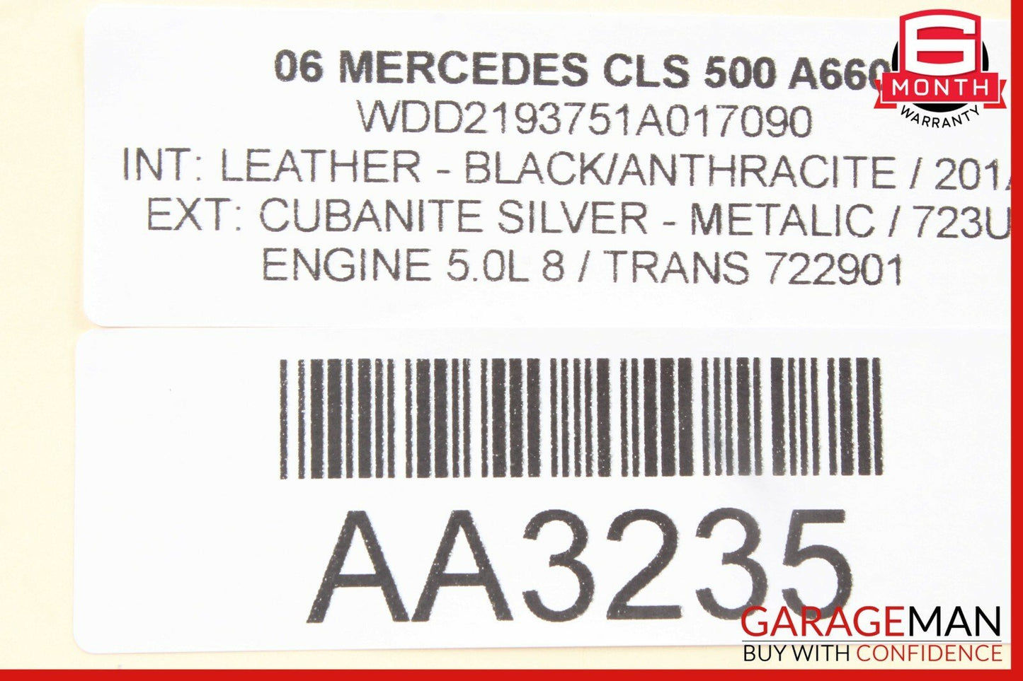 06-11 Mercedes W219 CLS500 Front Right Side Keyless Go Door Lock Latch Actuator
