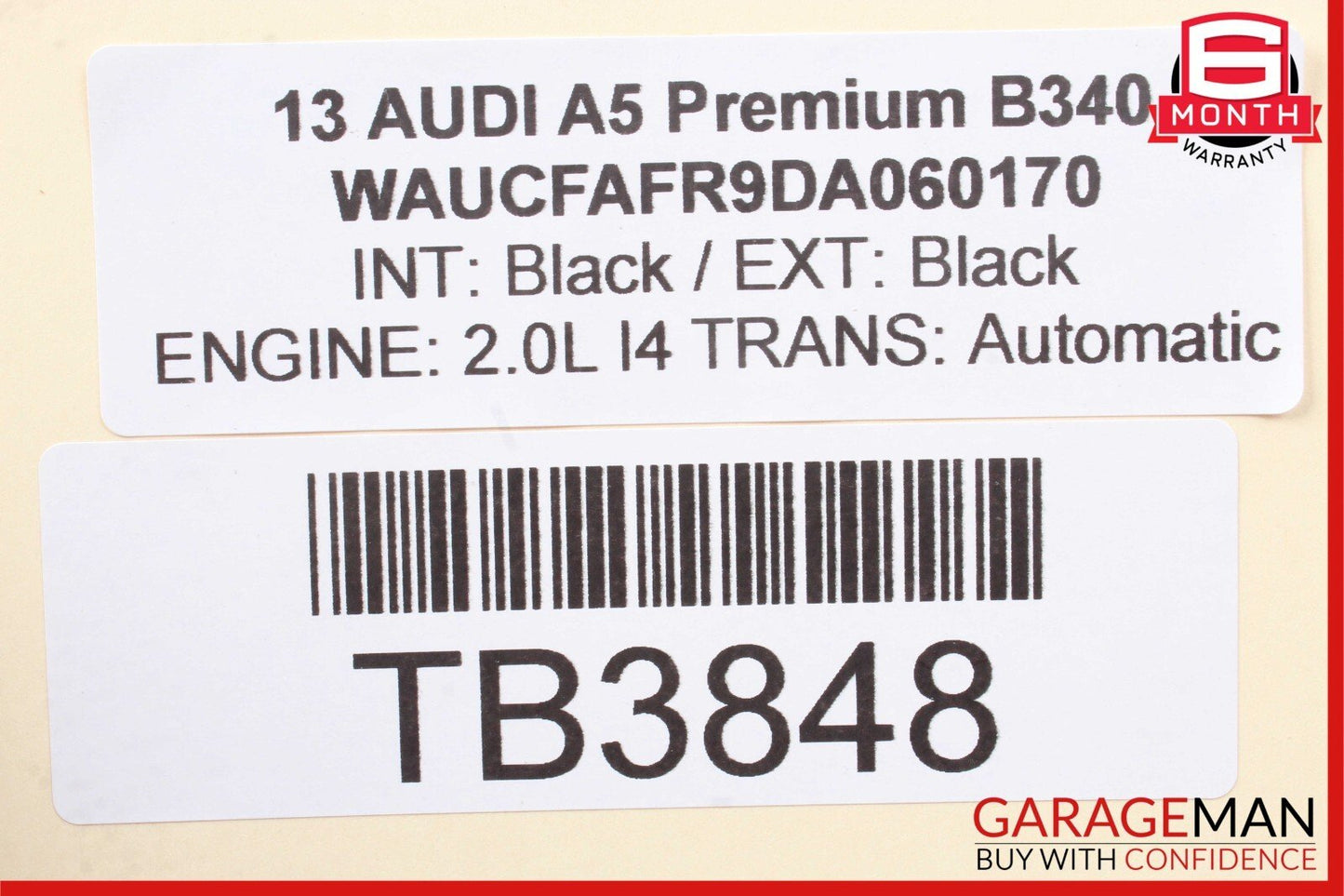 12-18 Audi A6 A7 Rear Right Passenger Side Suspension Upper Control Arm