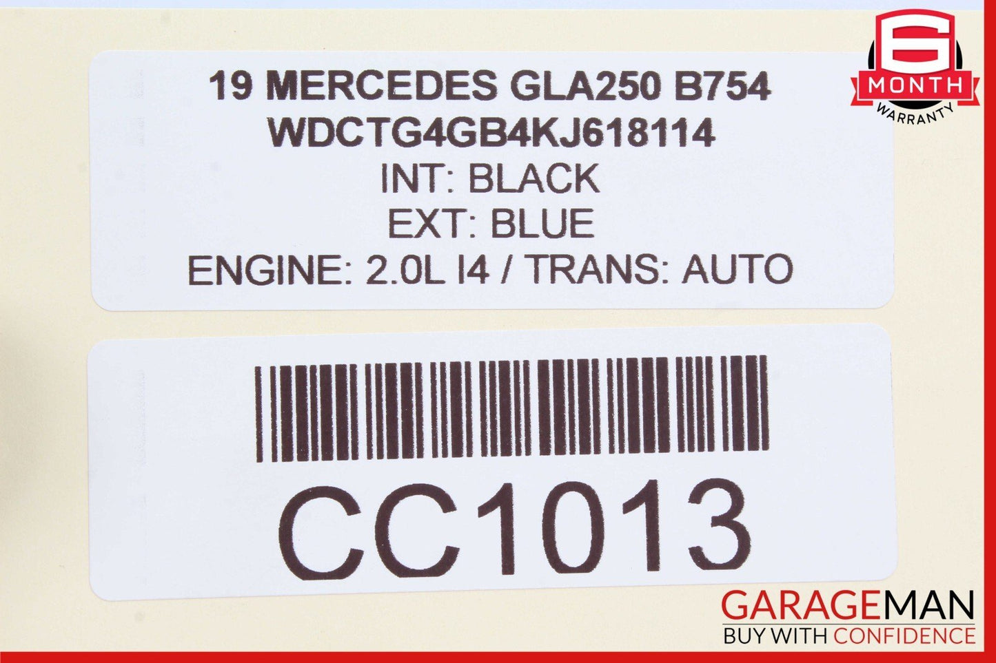 15-20 Mercedes X156 GLA250 Front Right Side Door Window Regulator Motor Unit OEM