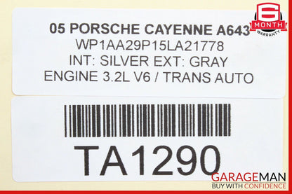 04-06 Porsche Cayenne 955 3.2L Lower Panel Air Guide OEM