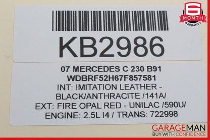 05-12 Mercedes W202 C230 CLS550 E350 SL550 CLK350 Lower Oil Pan 2720100128 OEM
