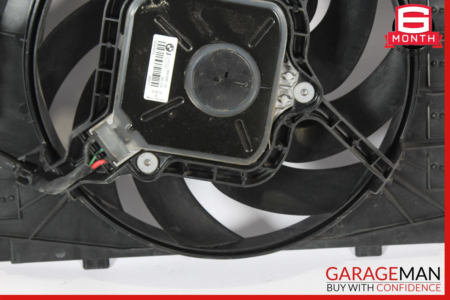 14-21 BMW i3 I01 Hybrid Radiator Cooling Fan Motor Shroud 8641949 OEM