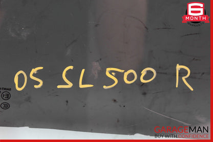 03-12 Mercedes R230 SL500 SL550 Rear Right Side Quarter Window Glass Tinted