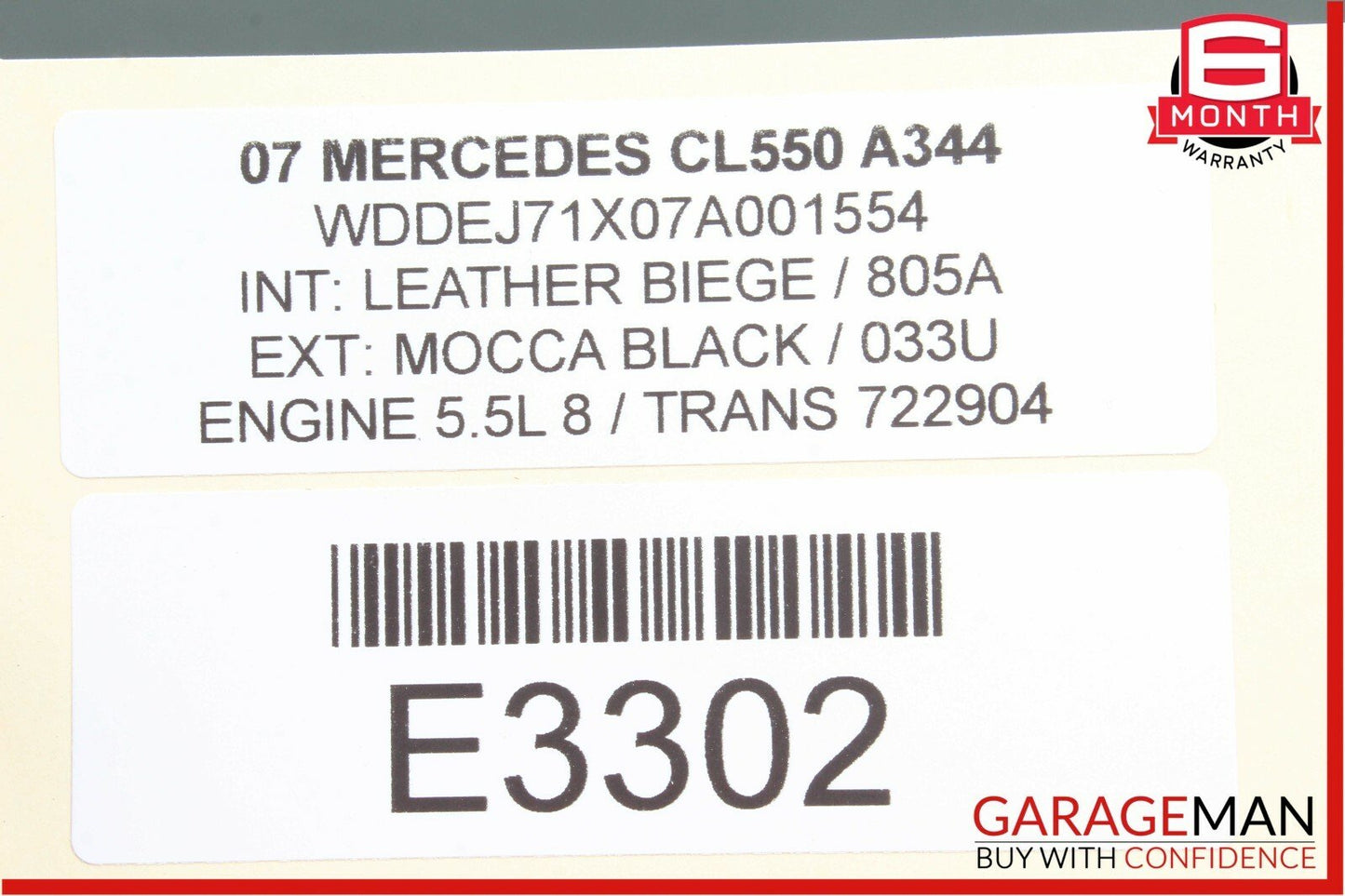 07-13 Mercedes W216 CL550 Front Right Passenger Door Lock Latch Actuator OEM