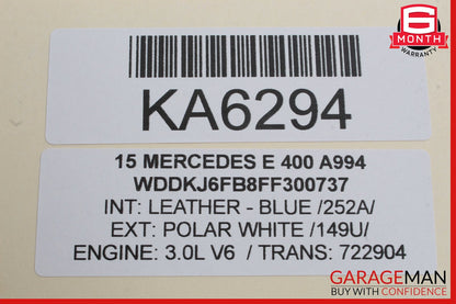 10-17 Mercedes W207 E350 Coupe Front Right Side Door Window Regulator Motor Unit