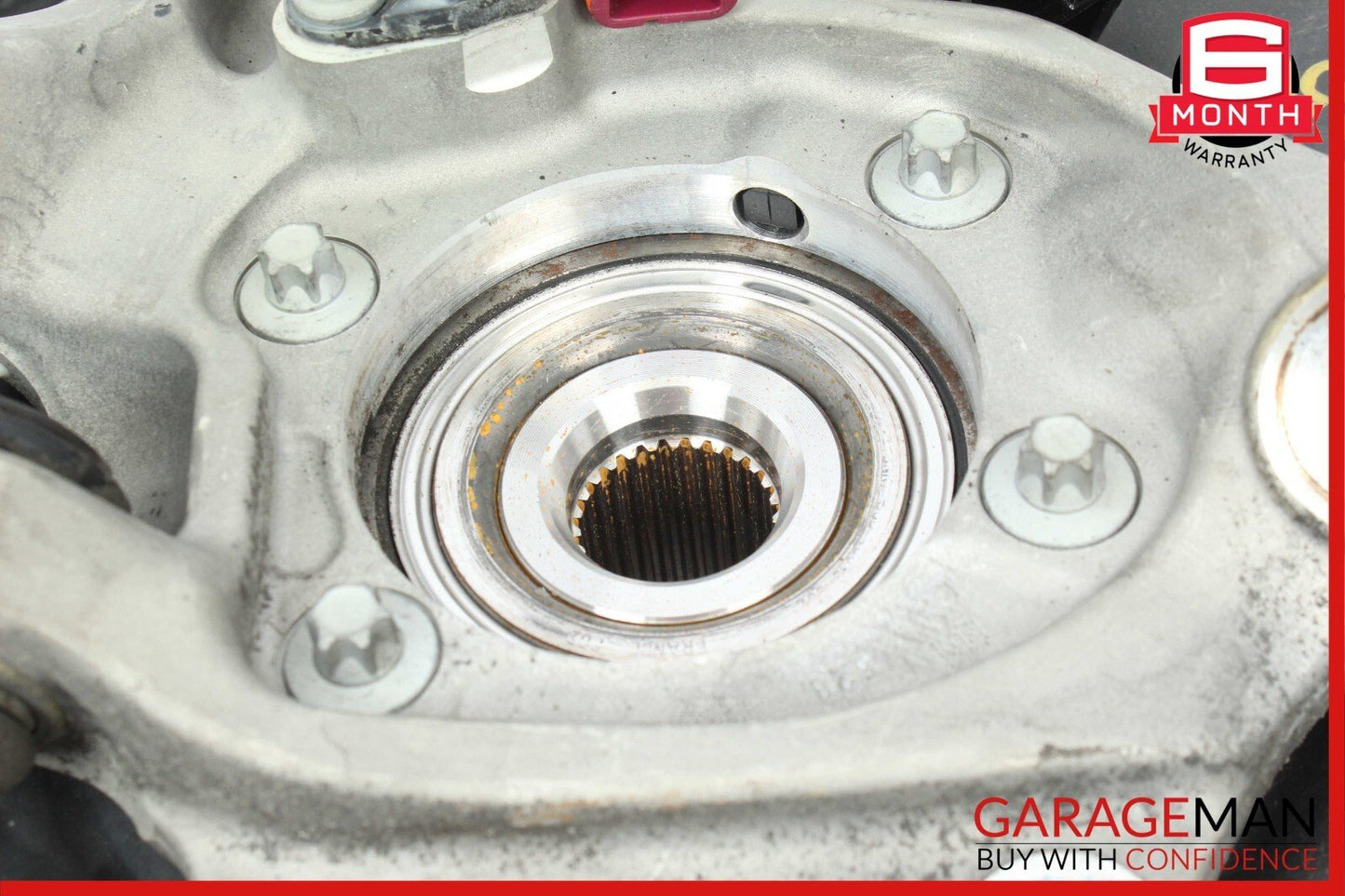 08-15 Mercedes W212 E350 Rear Right Side Spindle Knuckle Hub Bearing Brake Rotor