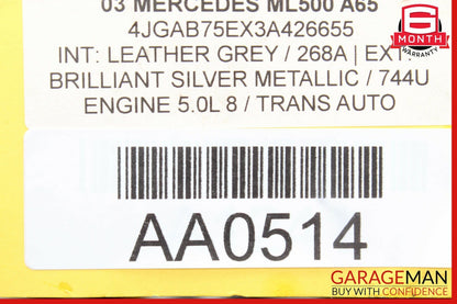 00-06 Mercedes W163 ML500 CL500 Voice Command Control Module OEM