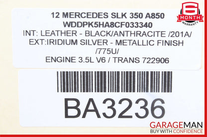 12-20 Mercedes R172 SLK350 SLC300 Roof Top Front Lock Latch Actuator Assembly