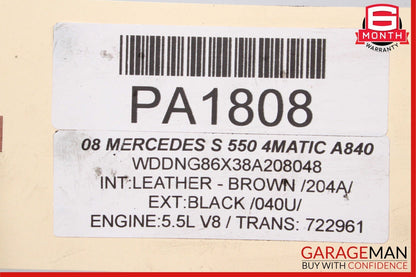 07-14 Mercedes CL550 S550 4Matic Front Engine Sub Frame Subframe Crossmember