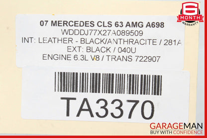 06-11 Mercedes W219 CLS550 CLS500 Front Bumper Reinforcement Bar 2196202034 OEM