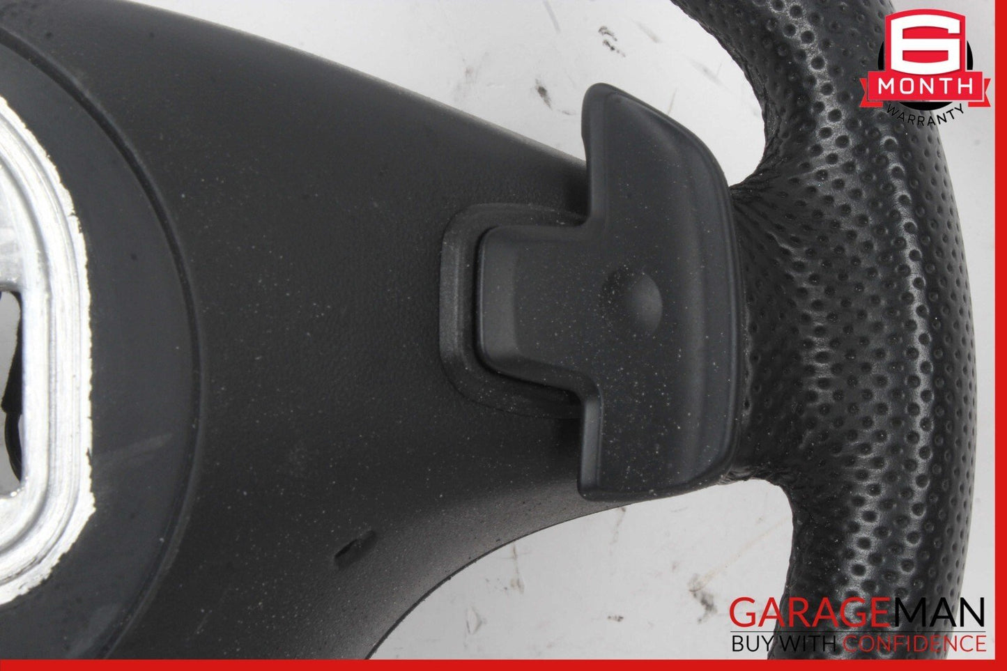 15-18 Mercedes W205 C300 GLC300 Steering Wheel Black w/ Paddle Shifters Assy OEM