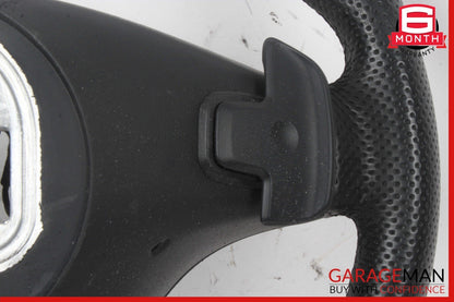 15-18 Mercedes W205 C300 GLC300 Steering Wheel Black w/ Paddle Shifters Assy OEM