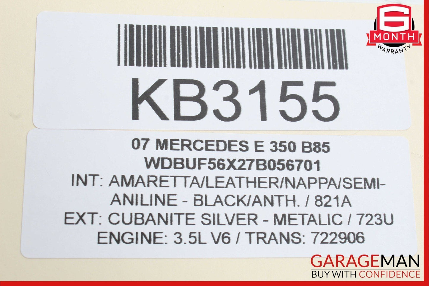03-11 Mercedes CLS350 E350 SL500 RWD Front Left Side Lower Wishbone Control Arm