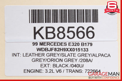 96-02 Mercedes W210 E320 Front Right Passenger Side Headlight Fog Light Lamp OEM
